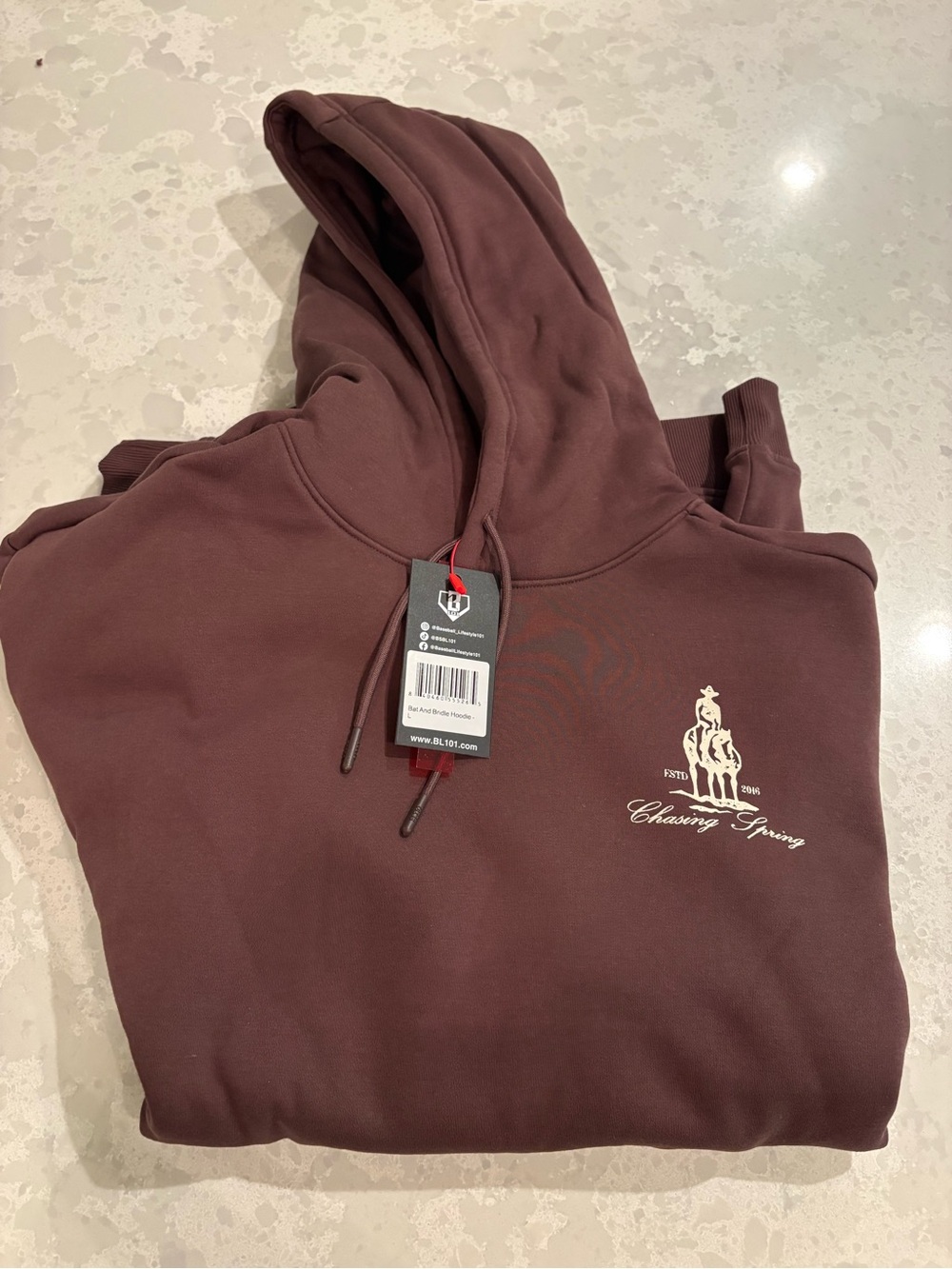 Baseball Lifestyle 101 Adult Large Hoodie NWT